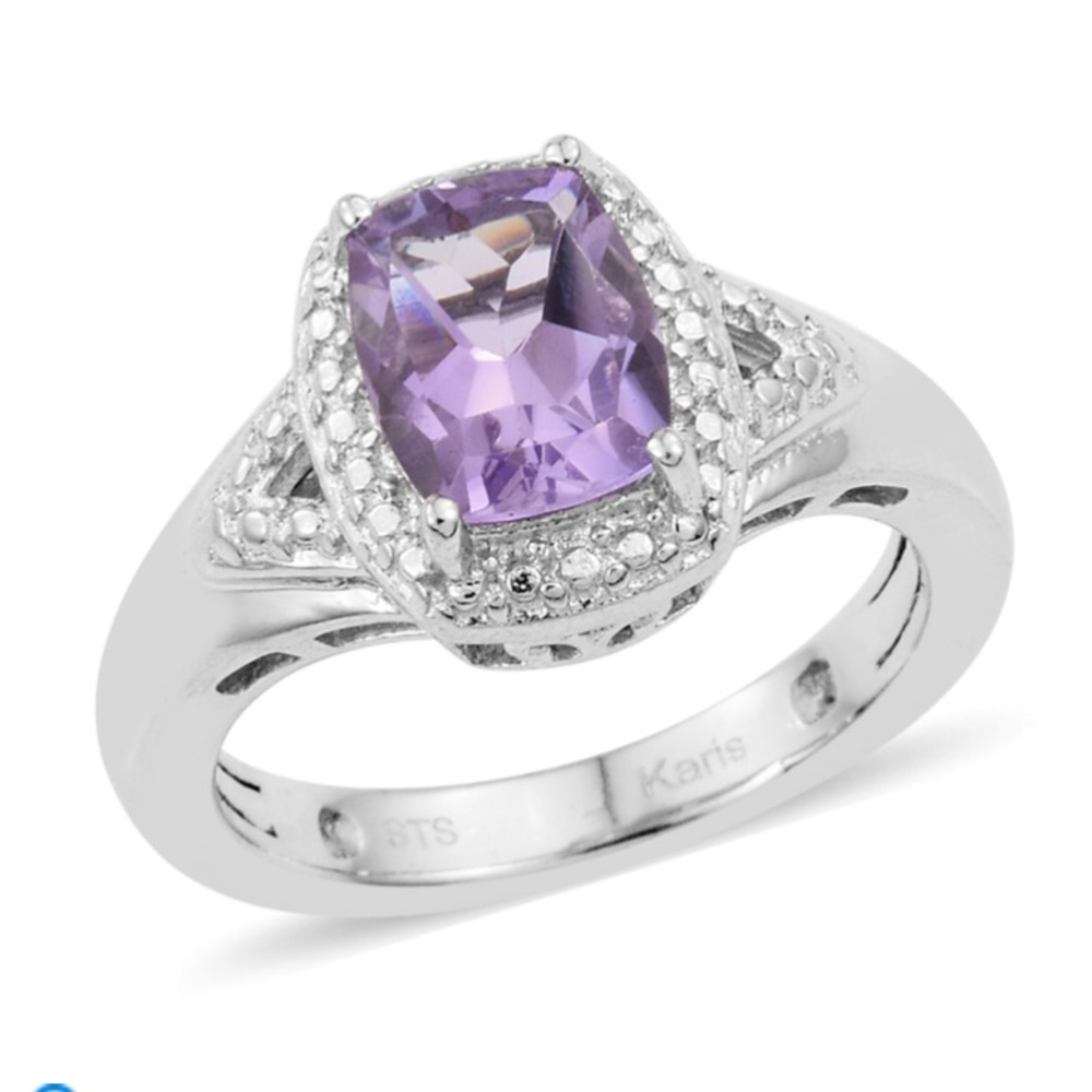Rose De France Amethyst ring